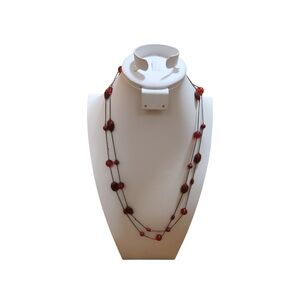 Red Beaded Necklace